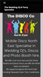 Mobile Screenshot of mobiledisco-northeast.co.uk